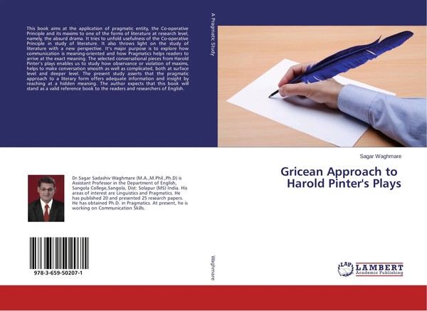 Sagar Waghmare | Gricean Approach To Harold Pinter's Plays | Taschenbuch (2015)-image