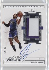 2020-21 Panini Flawless Signature Prime Materials 20/25 Buddy Hield Auto 00rs