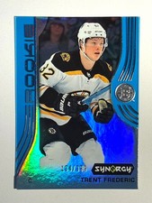 2019-20 UD Synergy Rookie Blue TRENT FREDERIC 134/399 Oilers Card# 50