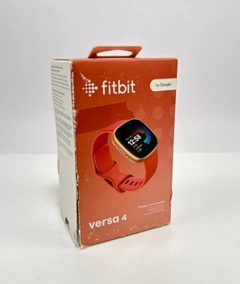 Fitbit Versa 4 Fitness Smartwatch GPS Heart Rate Sleep Pink Sand Copper