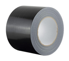 Wide Duct Tape, Black, 4 Inches x 55 Yards 164 ft , Heavy Duty, Waterproof Repa