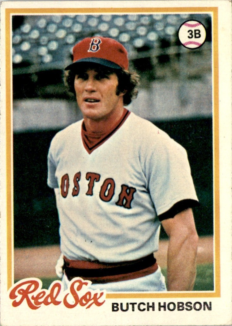 1978 Topps Butch Hobson Boston Red Sox #155