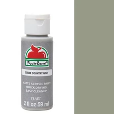 Plaid Apple Barrel Acrylic Craft Paint Country Gray