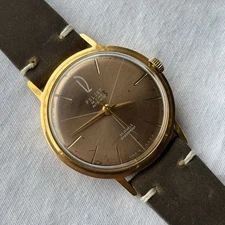 1960s POLJOT DE LUXE AUTOMATIC 29 JEWELS 1MChZ vintage USSR Soviet watch
