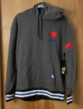 NFL Team Apparel Men's Buffalo Bills Heather Gray Sweatshirt Hoodie Size M NWT