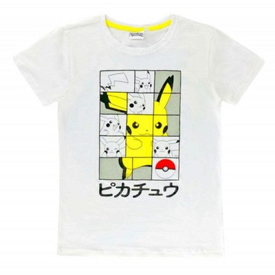 Pokemon T-Shirt für Erwachsene (kurze Ärmel/Unisex) - Motiv - Pikachu