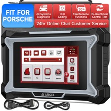 Ancel Ds160 Obd2 Diagnostic Scan Tester Tablet Ecu Coding 30 Reset For Porsche
