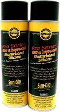 Sun Glo Shuffleboard Silicone Spray - Twin Pack 12oz