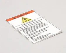 Bki Decal, Fkm Warning Acme Screw N0153 - Genuine OEM Replacement Part