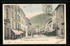 CPA Beaujeu, Place de l´Hotel-de-Ville 1905 