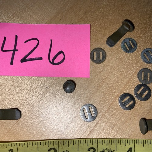 WWI German Helmet Pins With Zinc Washers -P426