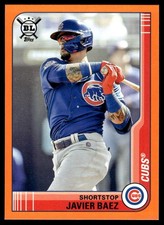 2021 Topps Big League Orange Javier Baez Chicago Cubs #71 10670