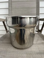 Tall Vollrath Stainless Steel Sauce/Cook  Pan Handled Lid (Used)