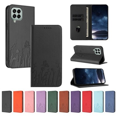 Schutz Tasche Wallet Book Hülle Case für Samsung M33 M53 M32 M52 M22 M12 M14 M54