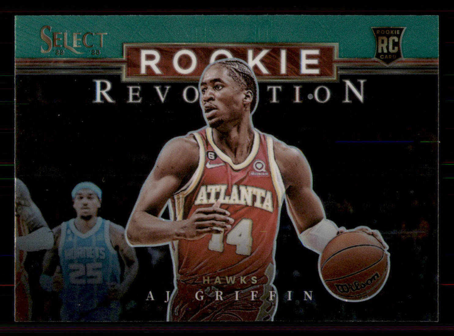 AJ Griffin 2022-23 Panini Select #15 Rookie Revolution Green Prizms RC Hawks