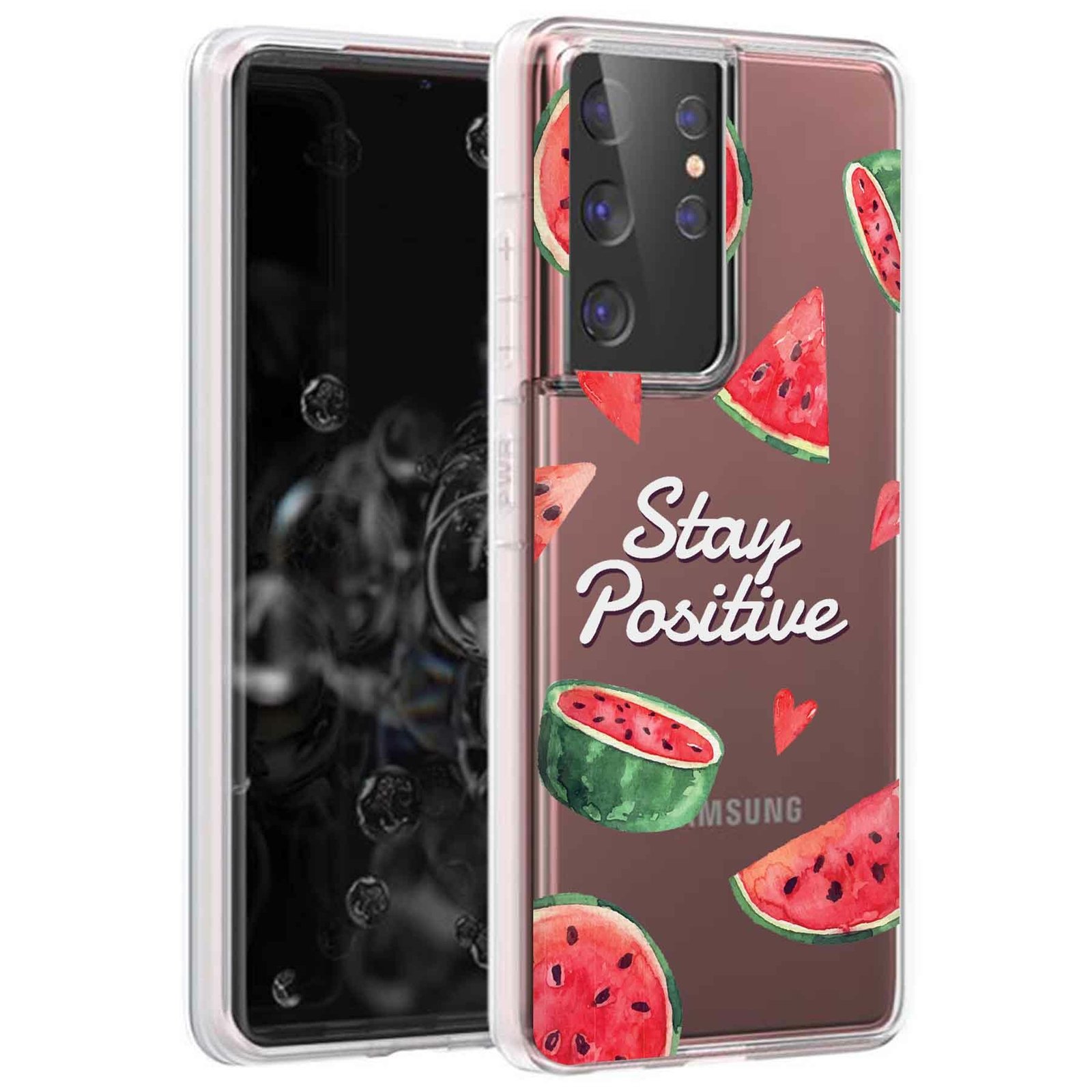 Phone Case for Samsung Galaxy S21 Ultra 5G(Not S21,S21+)Watermelon Print-image