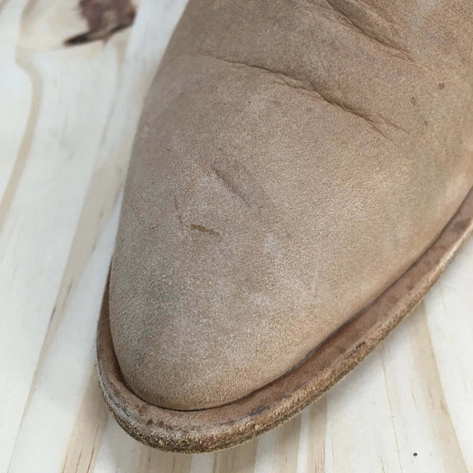 Vince Botas Mujer 8 M Easton Botín Beige Punta Informal Tacones Bloque Foto 4 de 4