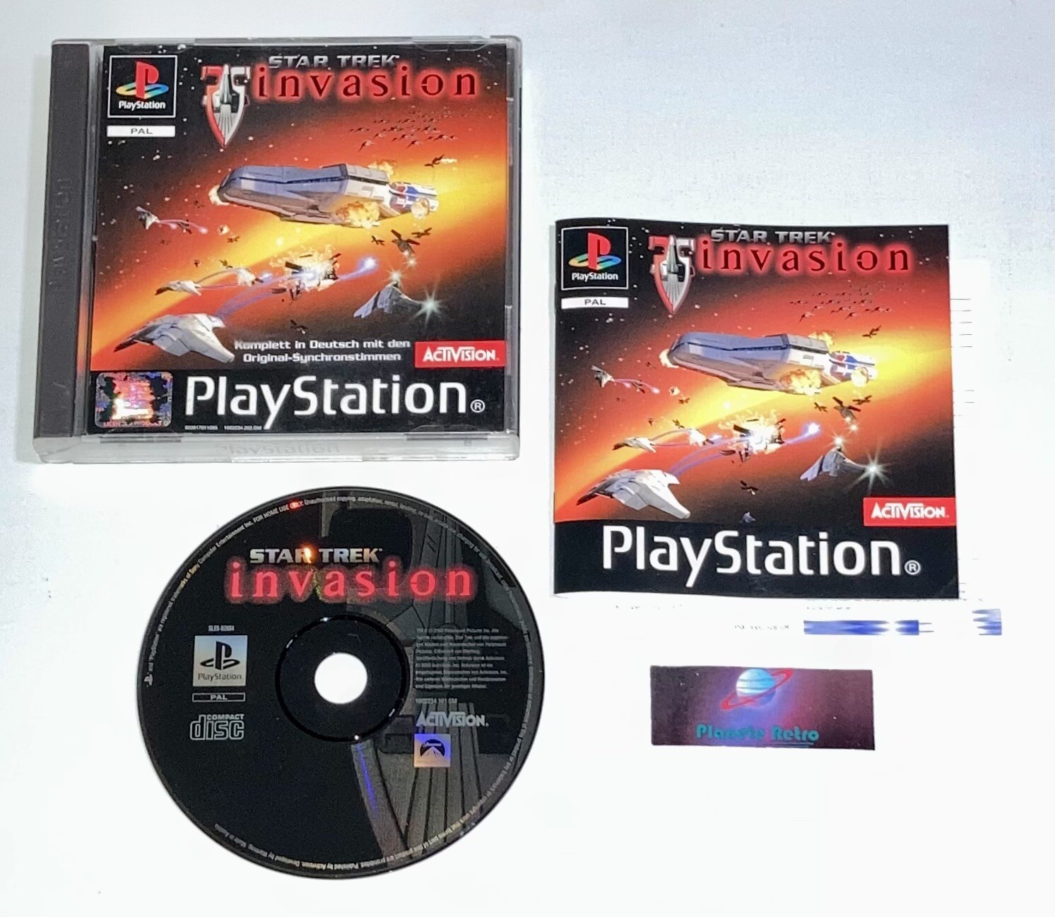 Star Trek Invasion - PS1 Complet Version Allemande PlayStation Sony