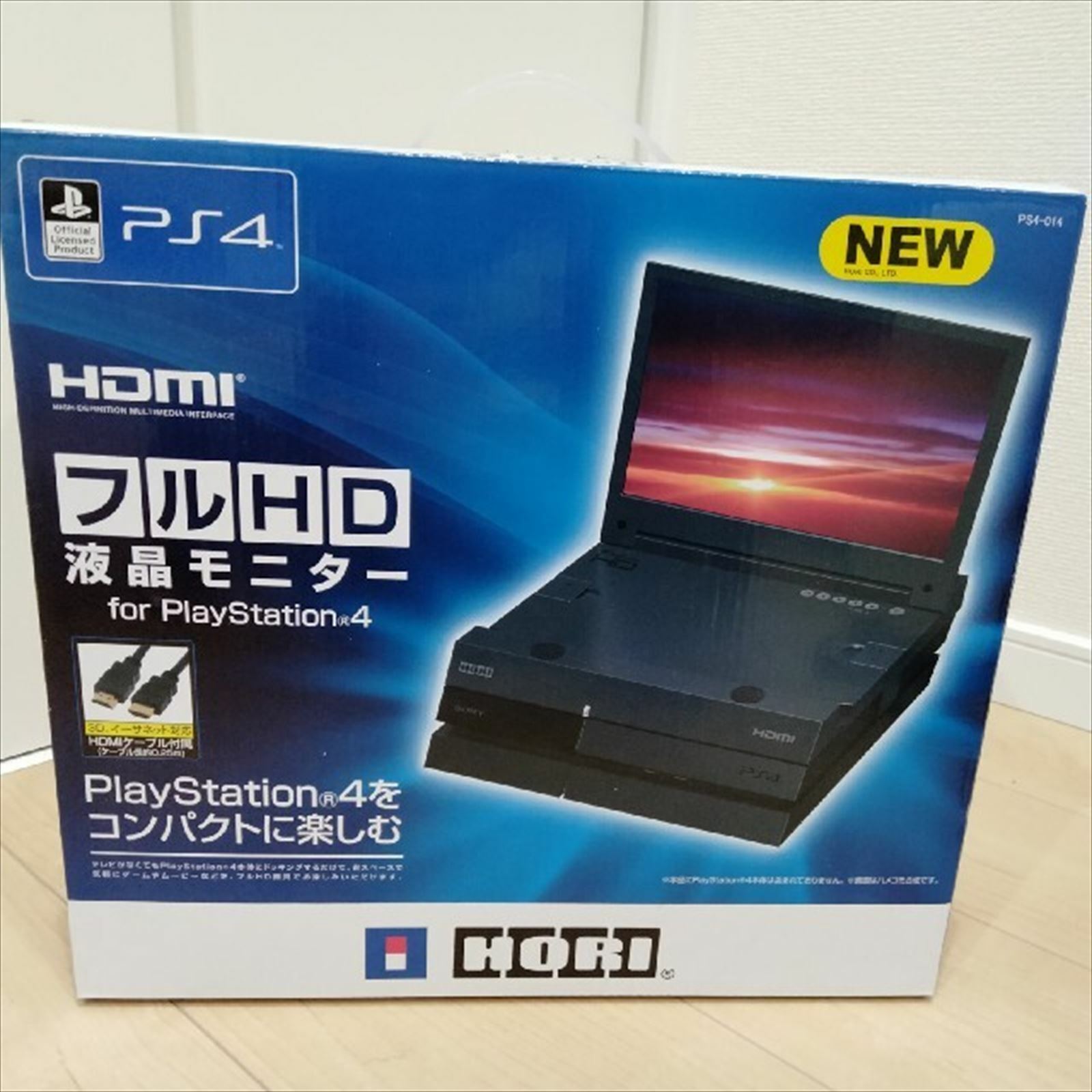 HORI Full HD LCD Monitor for SONY PlayStation 4 PS4-014 Free Ship From  Japan NEW