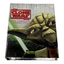 Star Wars: The Clone Wars - The Complete Season Two DVD, 2010, 4-Disc Set 