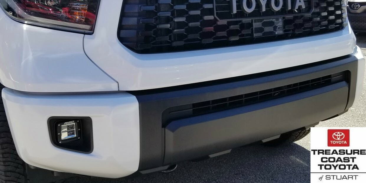 NEW OEM TOYOTA TUNDRA TRD PRO LED FOG LIGHTS & BEZEL RIGID INDUSTRIES