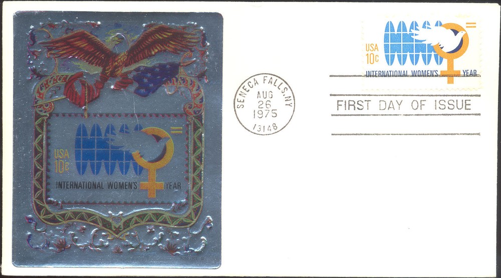 #1571 International Women's Year Ross Foil FDC (29619751571001)