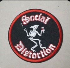 Social Distortion embroi. Iron on or Sew 3" High Quality Patch Collectible