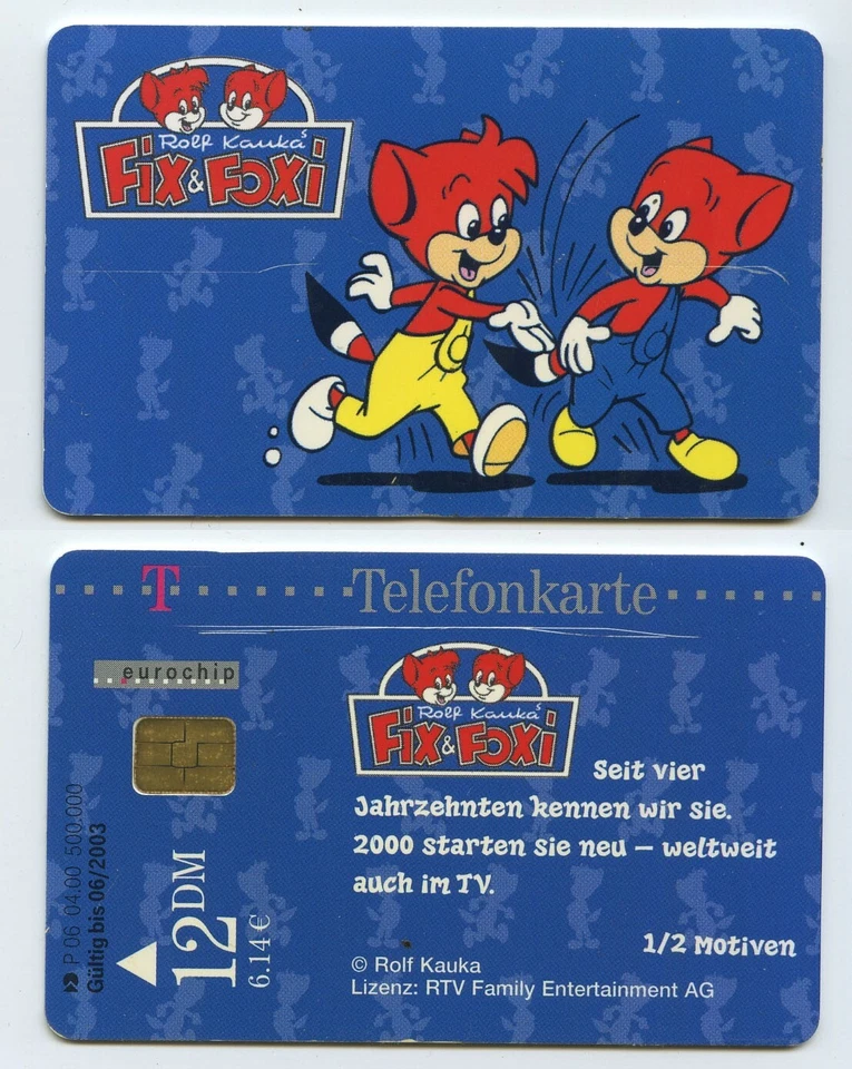 118810 - Rolf Kauka's Fix & Foxi - alte Telefonkarte - Bild 1 von 1