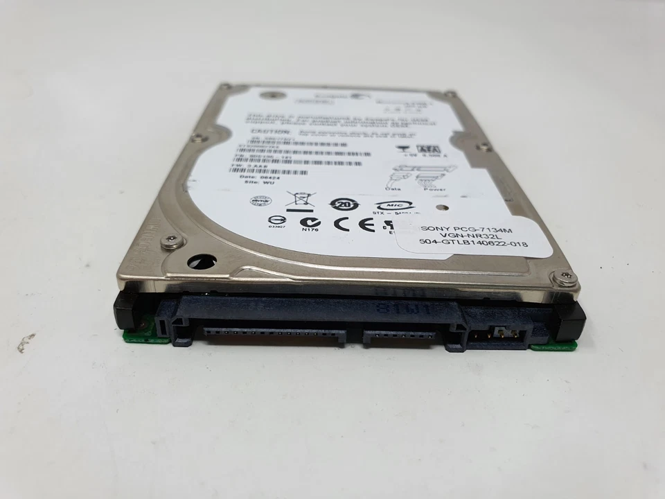 SONY PCG-7134M VGN-NR32L HDD Hard Disk Drive 200GB SATA 2.5" Seagate ST9200827AS - Image 3 of 4