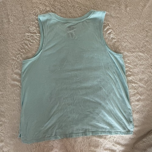 SO Girls Short Sleeve XL 14/16 Palm Trees Tank Top Teal - Picture 2 of 6