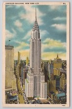 Postcard New York City c1925 Chrysler Building