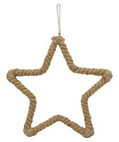 Stern Jute HäNgedeko Basteln 38Cm Weihnachten Deko