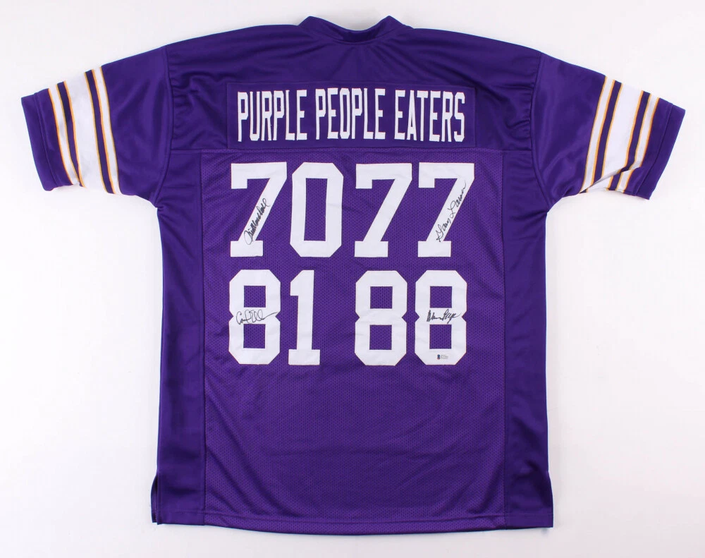 NFL Carl Eller ミネソタ バイキングス 直筆サイン入りユニフォーム Carl Eller Minnesota Vikings NFL Original Autographed Jerseys for