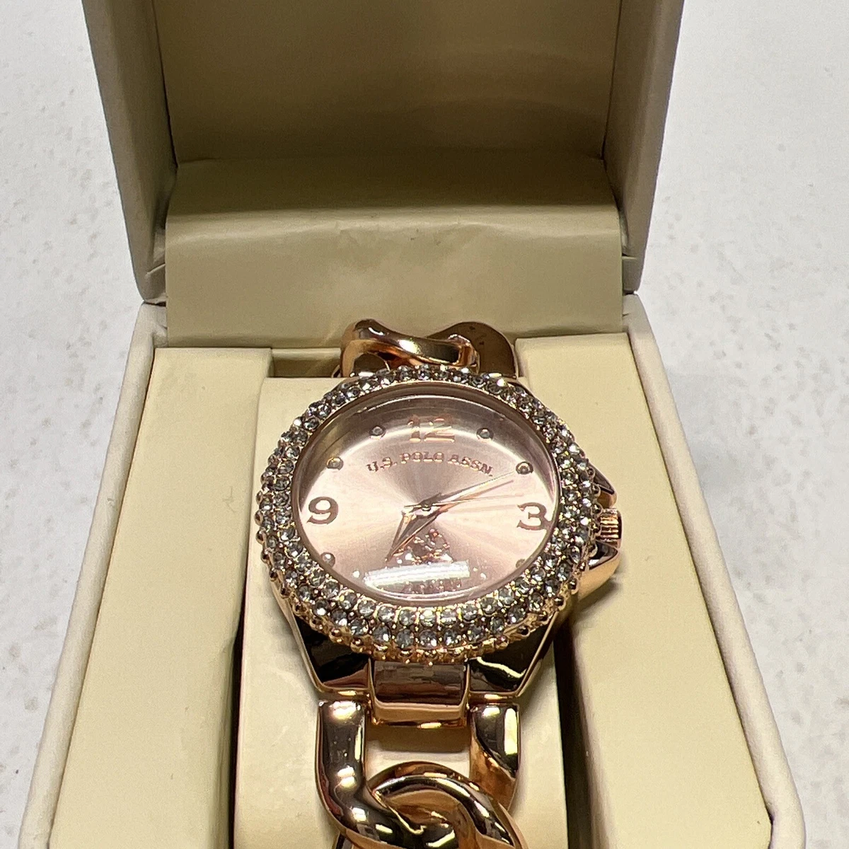 U.S. Polo Assn Womens Watch Rose Gold