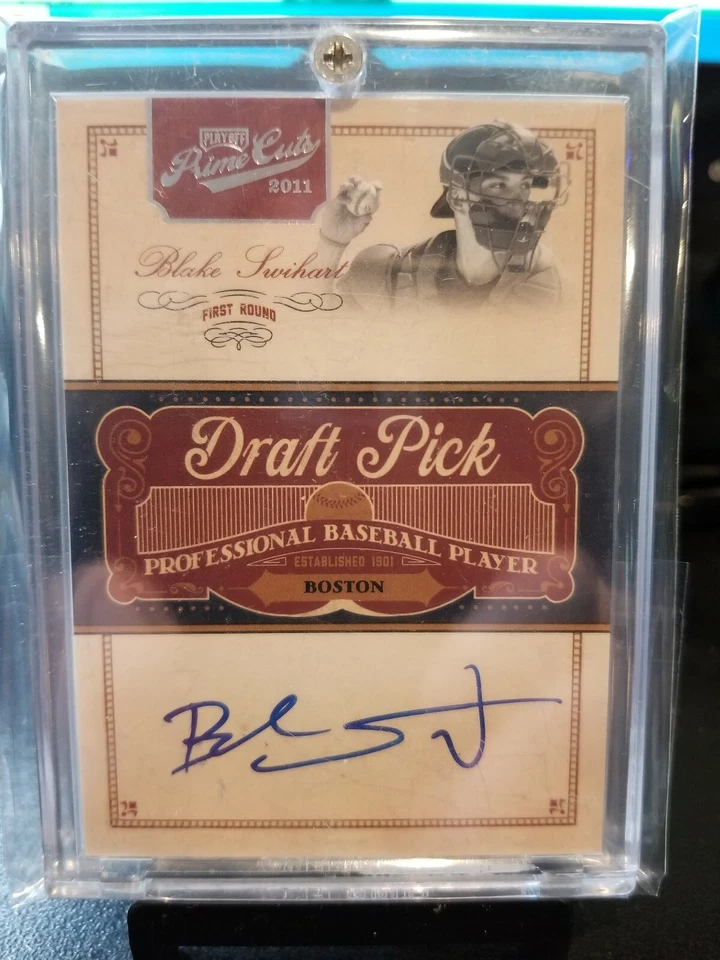 Blake Swihar T#128/249 2011 playoff cortes prime selección draft firmas gema. Foto 2 de 4
