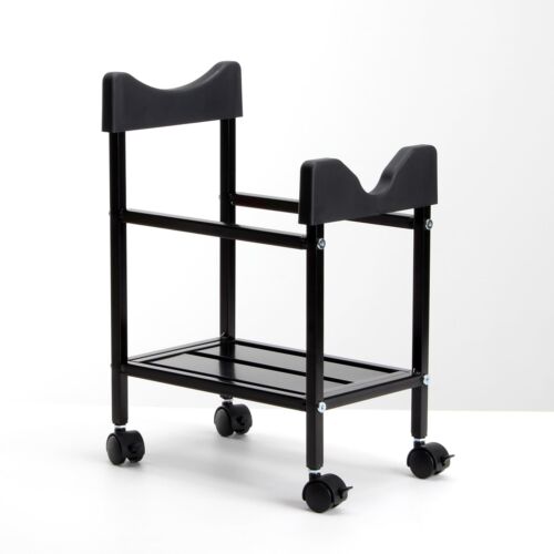 Metal 5 Gallon Water Jug Stand Dispenser Shelf Rack Cooler with Lock Casters - Picture 6 of 7