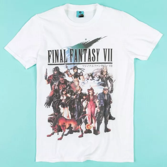 Final Fantasy VII Group White T-Shirt : S,M,L,XL,XXL,3XL,4XL | eBay