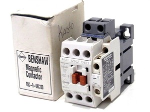 Benshaw RSC-9-6AC120 3 pole 9 AMP contactor with 120 volt AC coil