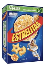 2 X Nestle Estrelitas Mel (Honey) Portuguese Cereal