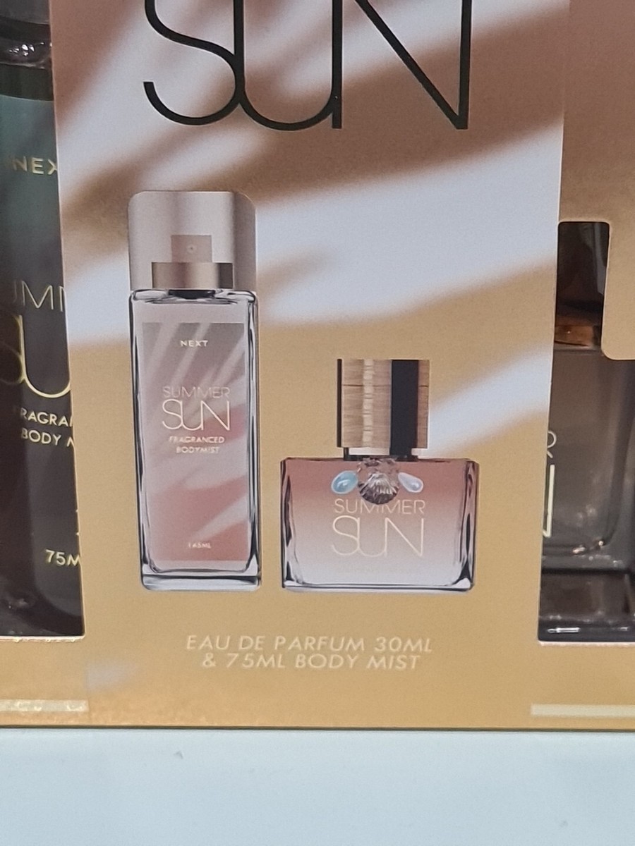 Next Summer Sun Eau De Parfum 30ml & Body Mist 75ml Gift Set For