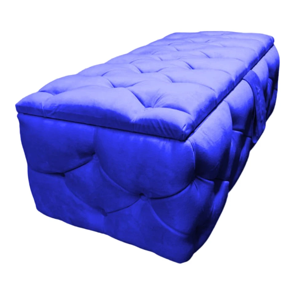 Ottoman storage box chesterfield  New And Footstool  - Image 4 of 4