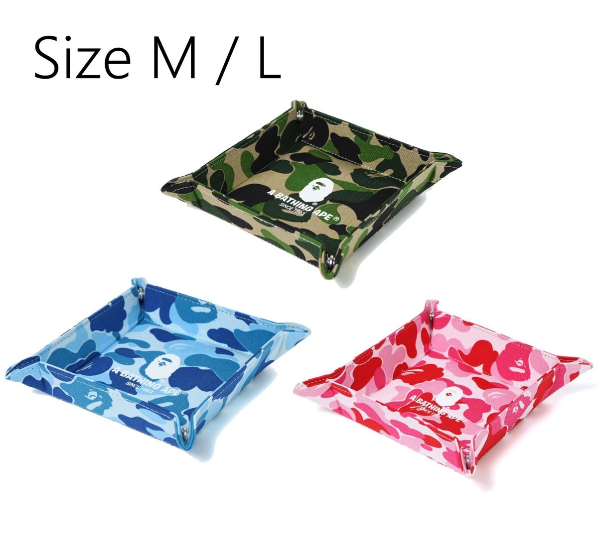 A BATHING APE ABC TRAY (L) グリーン New A Bathing Ape BAPE ABC CAMO TRAY (L) Green - BAPE JP | eBay