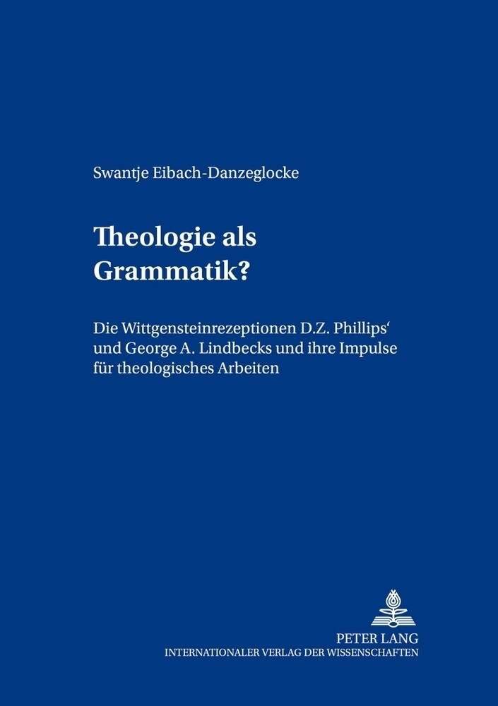 Thumbnail - Swantje Eibach-danzeglocke | Theologie Als Grammatik? | Taschenbuch |