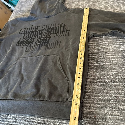 Taylor Swift Hoodie XS/S Oversize Black Reputation No Explanation Rare New 2023 - Picture 18 of 19