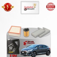 Inspektionskit Filter Und ÖL Citroen DS5 1.6 Bluehdi 88KW 120CV 2014->