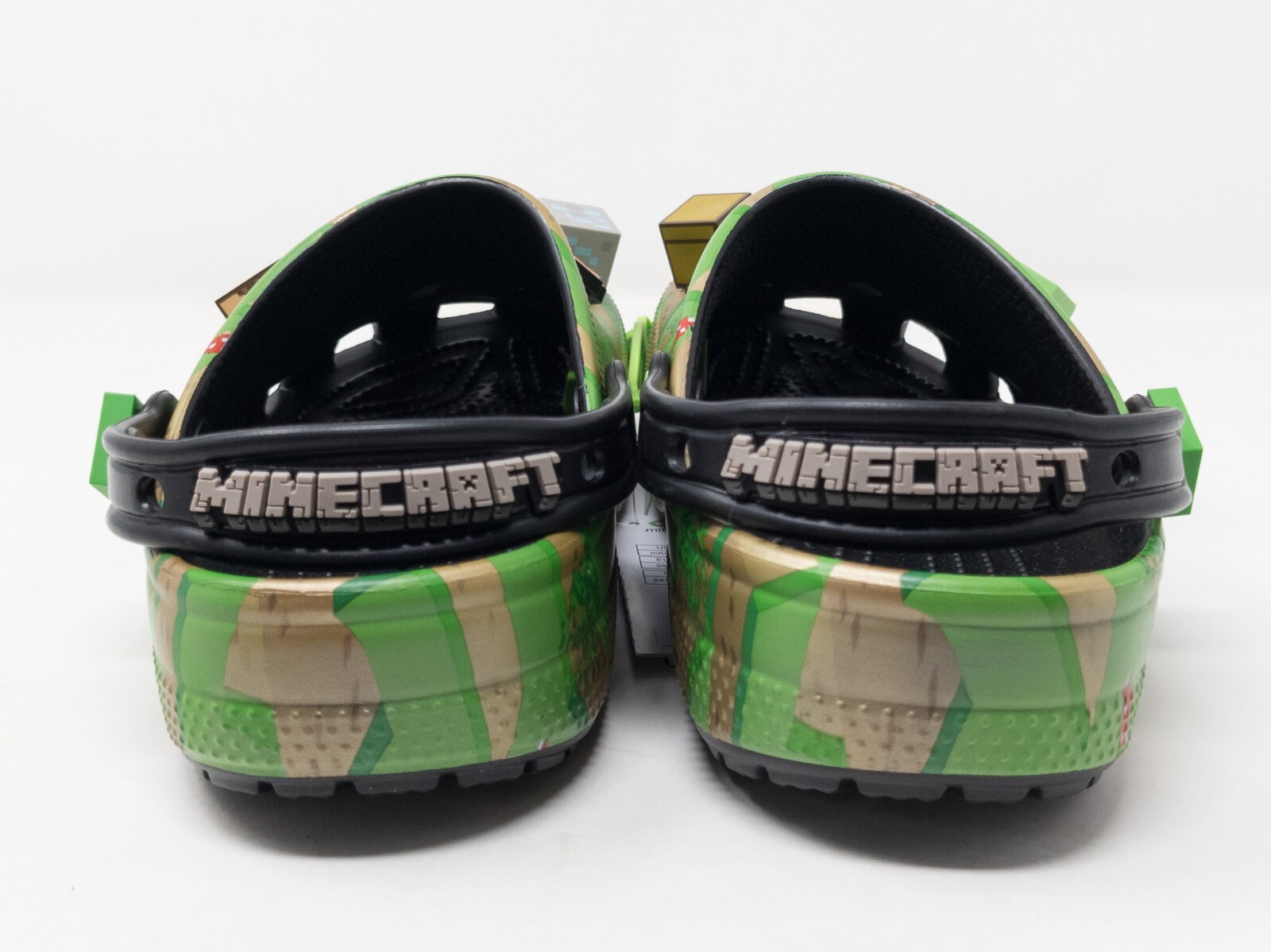 Sz M 6 / W 8 Crocs x Minecraft Elevated Clog Green Brown 208472-90H for ...