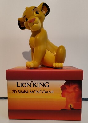 Disney König der Löwen SIMBA Figur Spardose Spardose (16 cm) - Originalverpackt Ornament *NEU*