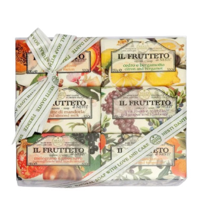 Nesti Dante Il Frutteto Soap Gift Set- Geschenkset 6x 150g