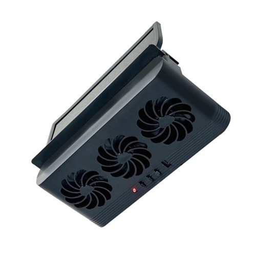 Front Rear Window Exhaust Fan USB Charging Battery Solar Powered Air Vent Fan - Picture 5 of 10