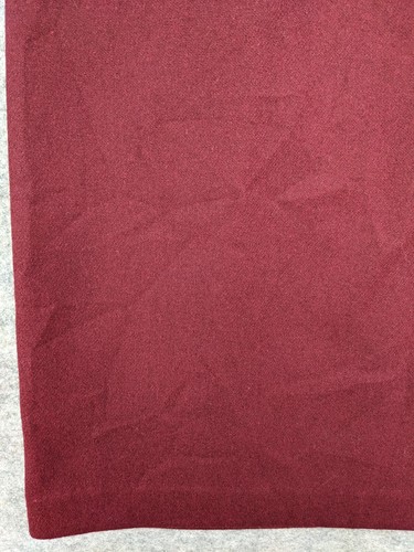 Koret Skirt Womens 8 Maroon Red Merino Wool Lined Straight Pencil Pockets Vtg - Picture 3 of 14